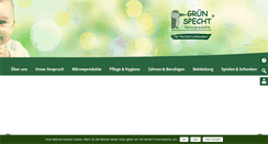 Desktop Screenshot of gruenspecht.de